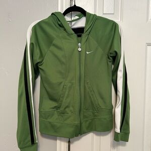 Nike Green and Black Athletic Jacket